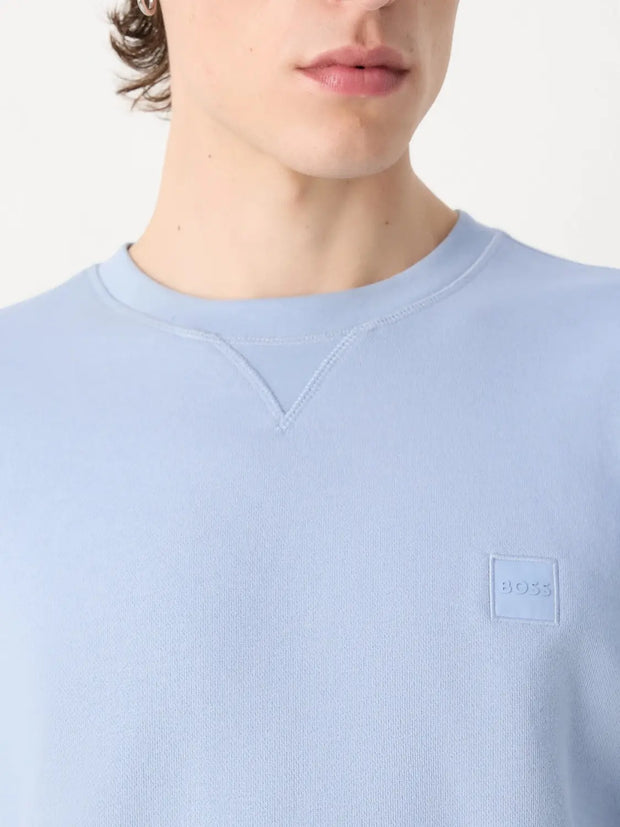 Sweat BOSS bleu